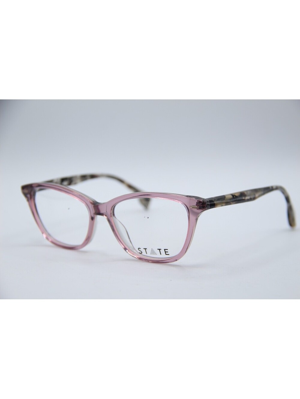 State Optical Drexel Pink Cloud Stone Authentic Frames Eyeglasses 54-17-140 MM
